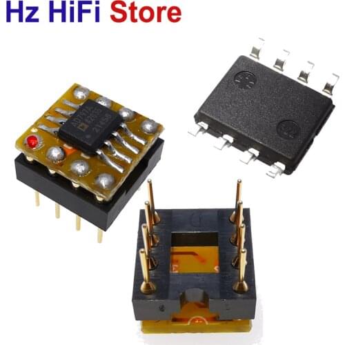 1PCS 100% New HiFi AD797 SOPTo DIP Dual Channel Op Amp USA ADI Original Taiwan AD797A Ultralow Distortion Ultralow Noise Op Amp