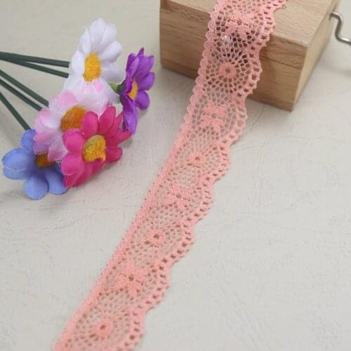 10 yards 1''( 25mm) width orange elastic Lace trim sewing/garment/clothes accessories