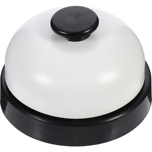 Stainless Steel Hand Pressing Service Bell Answer Bell Reception Desk Bell Ring Table Pet Bell For Restaurant Kitchen Bar