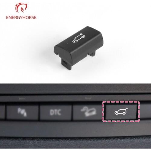 Car Tailgate Rear Trunk Switch Button Cover for BMW X5 E70 X6 E71 E72 Plastic Black Tail Cap Switch 61318357580