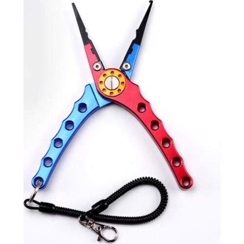 Multifunctional Split Ring Pliers Metal Fishing Scissors 20cm Split Ring Jaw Multifunctional Hook Remover