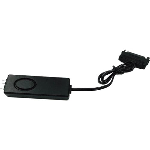 NEW-5V 3Pin ARGB Controller SATA Pin Power Supply Desktop Computer Remote Control for 3Pin 5V Case LED Lighting