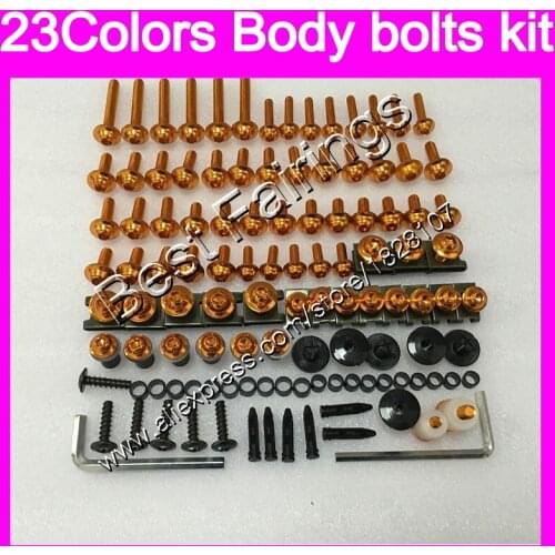 Fairing bolts full screw kit For KAWASAKI Bodys Z750 04 05 06 Z-750 Z-750S 04-06 Z750S 2004 2005 2006 Complete Body screws Nuts
