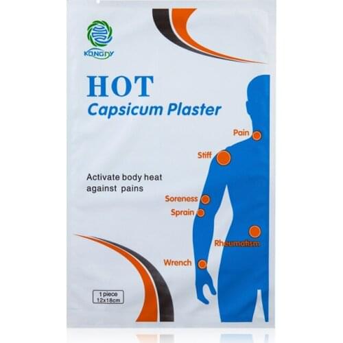 Hot Sale Chinese Pain Relieving Heat Herbal Capsicum Adhesive Chili Joint Pain Plaster Sanitayaki Transdermal Oem Pain Patch