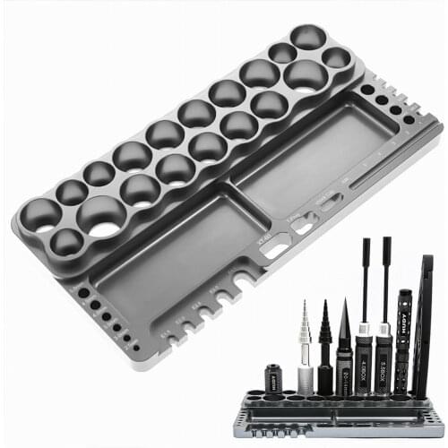 Screwdriver Stand Wrench Storage Holder Tool Socket Multiple Holes Portable DIY For RC Model Boat Car Quadcopter Drone UAV