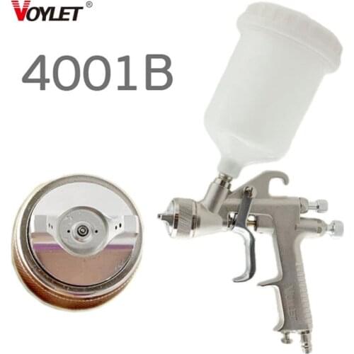 Voylet Spray Gun 1.4/1.7/2.0MM Nozzle 4001B - Painting Sprayer with 600 Ml Gravity Feed Cup Pistola