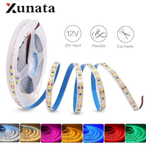 Super Bright DC 12V SMD 2835 LED Strip 120leds/m Flexible Tape Ribbon Lamp Led Strip Light White/warm white/blue/red/pink/green