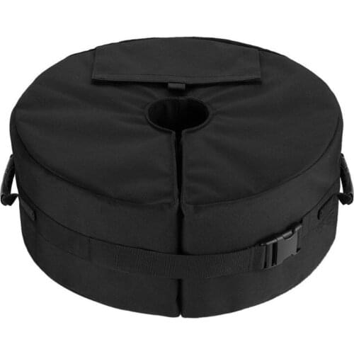 Umbrella Base Weight Bag Weatherproof 18" Parasol Sand Bags with Side Slot Opening for Outdoor Patio Umbrella Stand K0AB