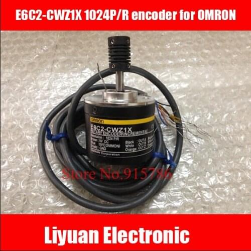 1pcs E6C2-CWZ1X 1024P/R encoder for OMRON / 1024 pulse rotary encoder / ABZ output encoder