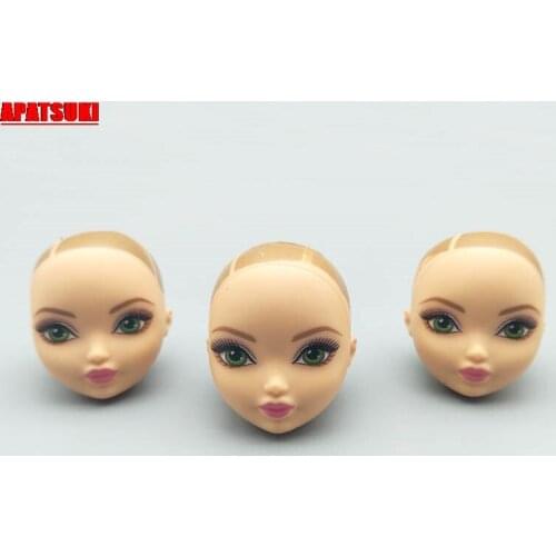 1pc Soft Plastic Doll Head For Monster High Doll Heads for 1:6 BJD Dolls Without Hair Head for Monster Doll Accessories Kid Toy