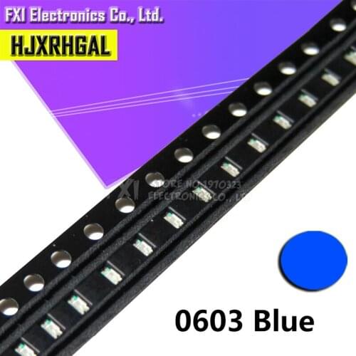 100pcs blue 0603 SMD LED diodes light Hot sale