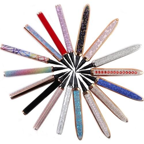 2 in 1 Waterproof Long Lasting Eye Pencil Wholesale 15 PC Eyelash Glue Eyeliner Pen Liquid Eye Liner Lash Glue Pen Adhesive