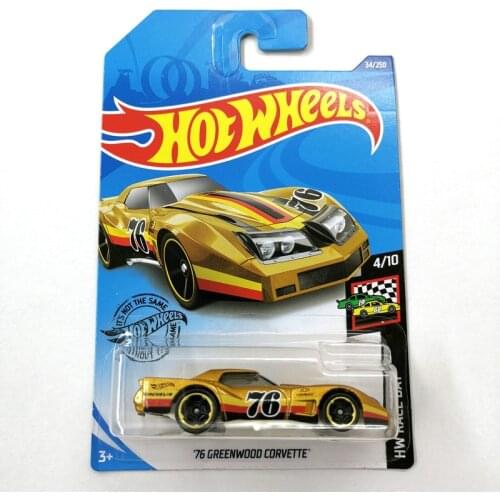 2020-34 Hot Wheels 1:64 Car 76 GREENWOOD CORVETTE Metal Diecast Model Car Kids Toys Gift