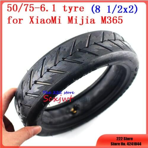 50/75-6.1 For Xiaomi Mijia M365 Electric Scooter outer Tire Upgraded Inflatable Tyre 8 1/2X2 Tube Tire Replacement Inner Camera