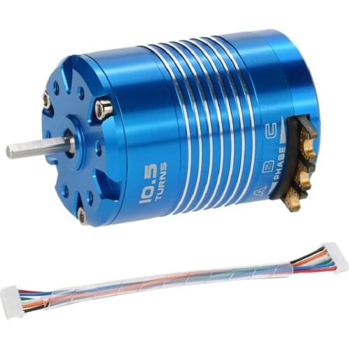 540 10.5T 3450KV Waterproof Sensored Brushless Motor for 1/10 RC Car Auto Truck Model Vehicle Parts High quality
