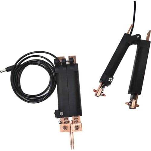 Spot welding machine integrated weld pen hand held automatic trigger multi functional split butt welding tongs polymer to nickel