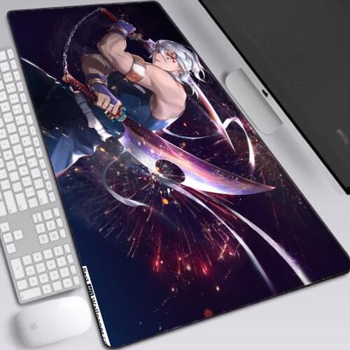Ghost Slayer Large Mouse Pad Anime Gaming Accessories MousePad Rubber desk Mat One Piece dropshipping Notebook Computer Mini PC