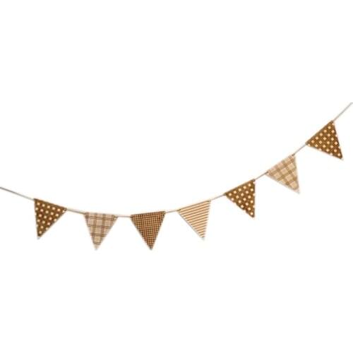 Forests Wooden Banners Baby Shower Decorations Birthday Party Decorations Wooden Bunting Birthday Flags