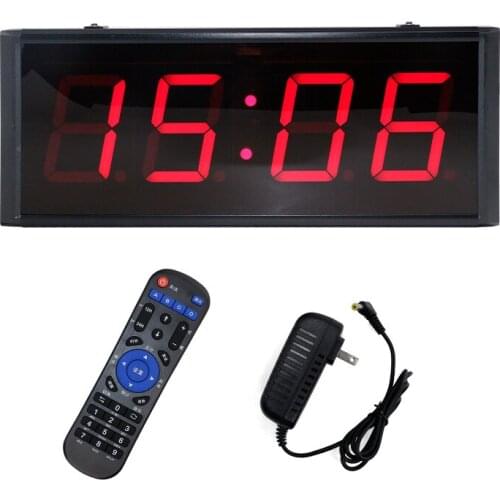 [Ganxin] for 4 Inch Programable Remote Control LED Crossfit Timer Interval Timer Sports Training Clock Crossfit Gym Timer