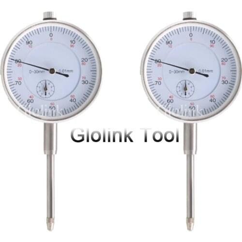 Dial Indicator 0-30mm 0.01mm With Lug Dial Gauge Micrometer Caliper Table Of Measuring Tools стрелочный индикатор