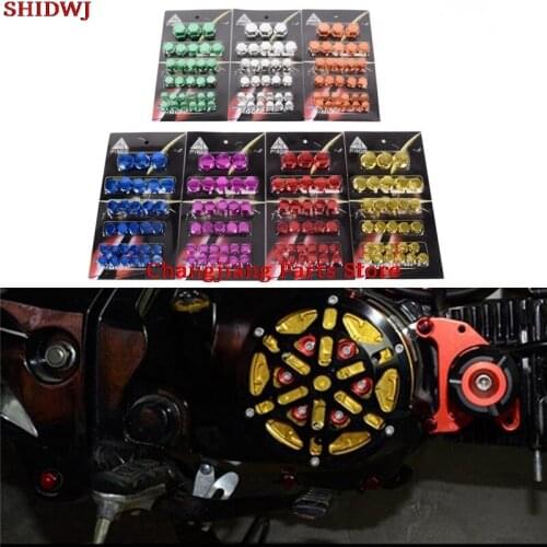 Motorbike Screw Nut Bolt Cap Cover Hot sale 30Pcs/lot Motorcycle Screw Nut Cover Cap Decoration Car Styling