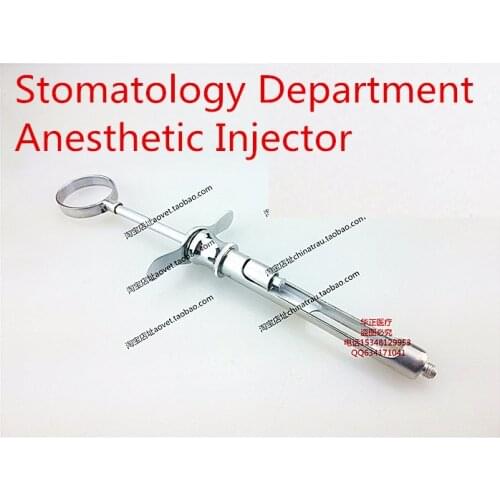 Medical use stainless steel dental anesthetic Injector for oral treatment