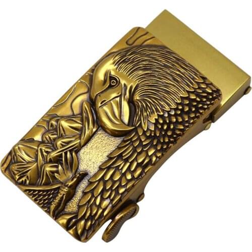 Mens Solid Buckle Automatic Buckle Fashion Belt Buckles for Men Mens Alloy Automatic Ratchet Belt Buckle for (33-35mm)