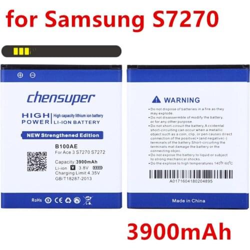 NEW 3900mAh B100AE Battery for Samsung Galaxy Ace 3 S7270 S7272 S7898 S7562C S7568i i699i s7262