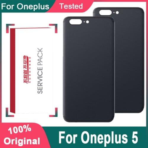 Original Back Housing Replacement for Oneplus 5 Back Cover Battery Glass for One Plus 5 Rear Cover with Logo