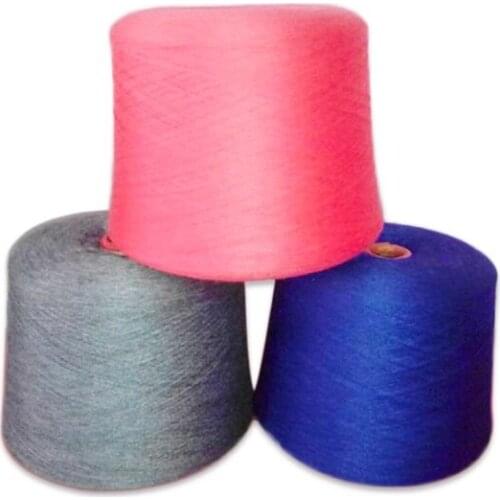 Coarse yarn 48 counts 94% fine cotton 3% wool 3% cashmere semi-worsted woolen yarn
