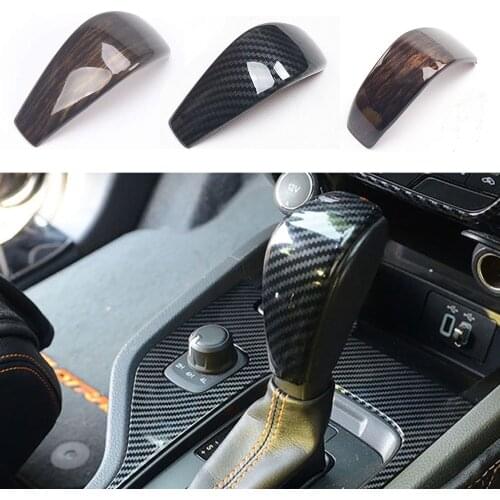 Fit For 2015-2019 2020 Ford Ranger Everest Endeavour accessories Carbon fiber color Gear Shift Knob Decorator Cover