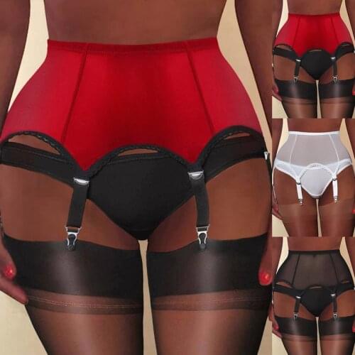 Sexy Garters Vrouwen Hoge Taille Mesh Jarretel Sexy Kousenband Riem Dame Elastische Femme Night Club