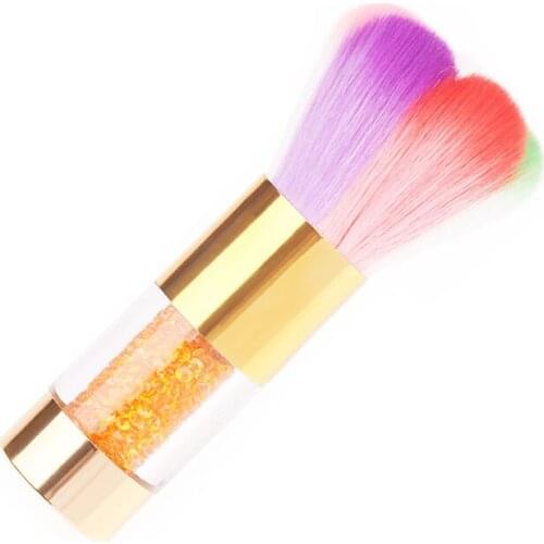 Nail Brush Cleaning Remove Dust Powder Nail Art Manicure Pedicure Soft Remove Dust Acrylic Clean Brush for Nail Care