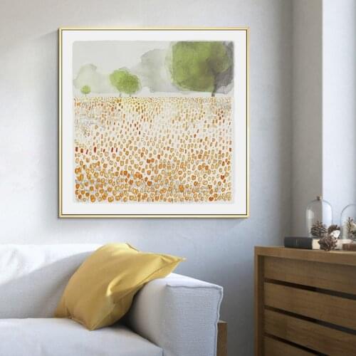 Nordic Watercolor Illustration Flower Landscape Decorative Painting Abstract Cartoon Canvas Posters and Prints Room Decaration