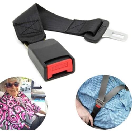 Universal Car Safety Fat Person Belt Padding Extender 23cm Car Seat Belts Extension Plug Buckle Seatbelt Clip Auto Accessories