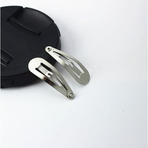 50pcs/lot Silver Tone Snap Hair Clips20/30/40/50/60/70/80/90mm DIY Hair Accessories for Kid Toddler Girl Hairgrip Hair Clip