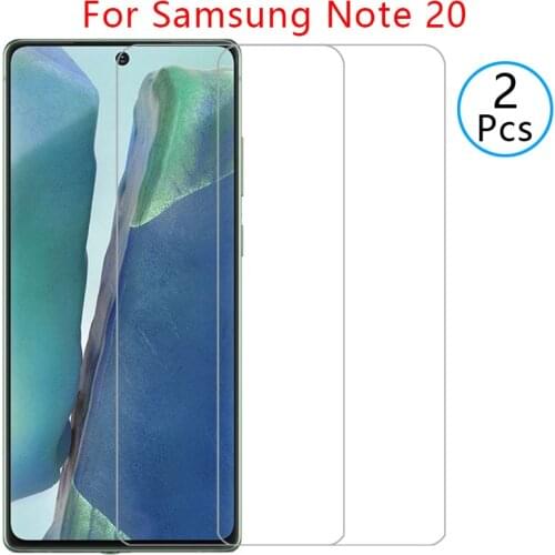 Tempered glass screen protector case for samsung note 20 cover on galaxy not note20 not20 5g 6.7 protective phone coque original
