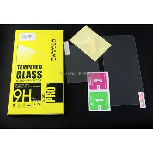 50sets Tempered Glass For New 2DS XL LL 2DSXL 2DSLL 2 DS / UP + Down Screen Protector Protective Film Guard