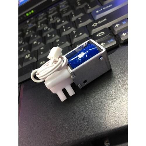 1L Flow Rate Two Wired Gas Valve Solenoid Electromagnet DC 12V 0.2A 2.4W