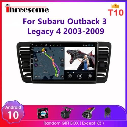 Android 10.0 2Din Car Radio Multimedia Video Player For Subaru Outback 3 Legacy 4 2003-2009 GPS Navigation Carplay DVD Head Unit