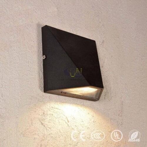 Free Shipping Waterproof 7W COB LED Wall Lights Dimmable Aluminum Courtyard Garden Corridor Outdoor Lighting AC85-265V CE RoHS