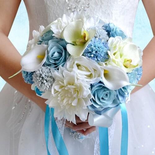 Mash bouquet bride holding bouquet Artificial flowers ball simulation outdoor photography props creative wedding gift bouquets