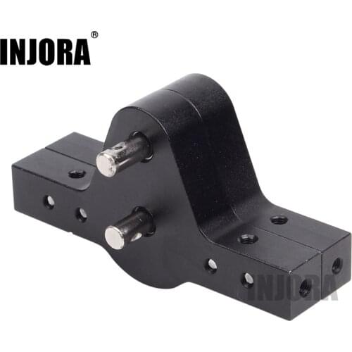 INJORA Black Metal D90 Transfer Case Gearbox for 1/10 RC Crawler D90 Axial SCX10