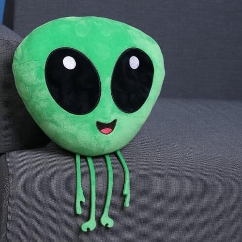 Alien Toy Friend Fashion Funny ET Pillow Expression 33cm Adventure Green Alien Monster Plush Doll Toy Shop Decoration Pendant