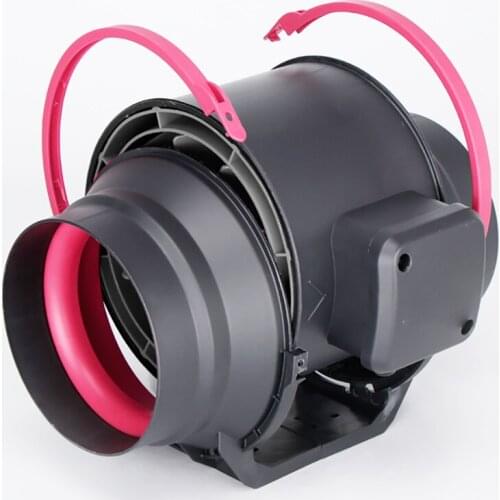 Household Blower Kitchen Exhaust Fan Commercial Powerful Exhaust Fan Flow Centrifugal Fan Round Pressurized Pipe Exhaust Fan