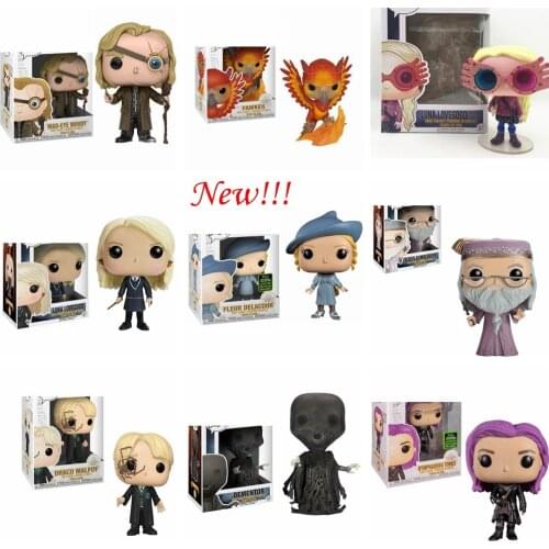 Harri Potter Hermione 80# 113# Malfoy Ron Nymphadora Fawkes Madame Patronus Pvc Action Toy Figures Vinyl Collection Model Toys