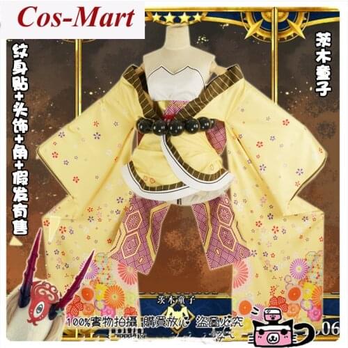 Hot Game Fate/Grand Order Ibaraki Doji Cosplay Costume Lovely Kimono Uniform Anime Expo Activity Party Role Play Clothing S-XL