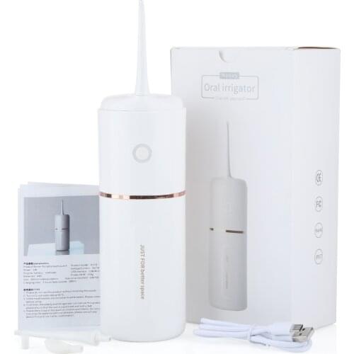 Cordless Dental Oral Irrigator Water Flosser 280ML Rechargeable Waterproof Teeth Braces Cleaner Remove Calculus Clean Mouth