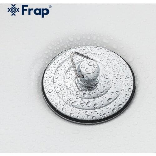 Frap Bathroom Basin Sink Brass Drain With Overflow Kitchen Bath Drain Stopper No Hole Drain Stopper Bathtub F64