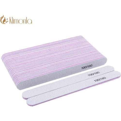 35pcs/lot Nail File Set For Manicure Care Double Side 100/180 Nail Sanding Buffer Blocks Cuticle Remover Nail Polishing Tools
